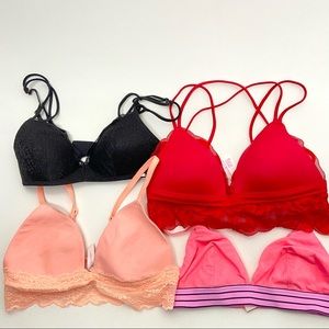 Victoria’s Secret Bra Bralette Bundle (Lot of 4)